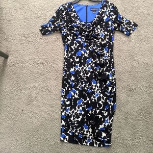 Jessica Howard Business Casual Cowl Neck Dress | Size 6 Petite